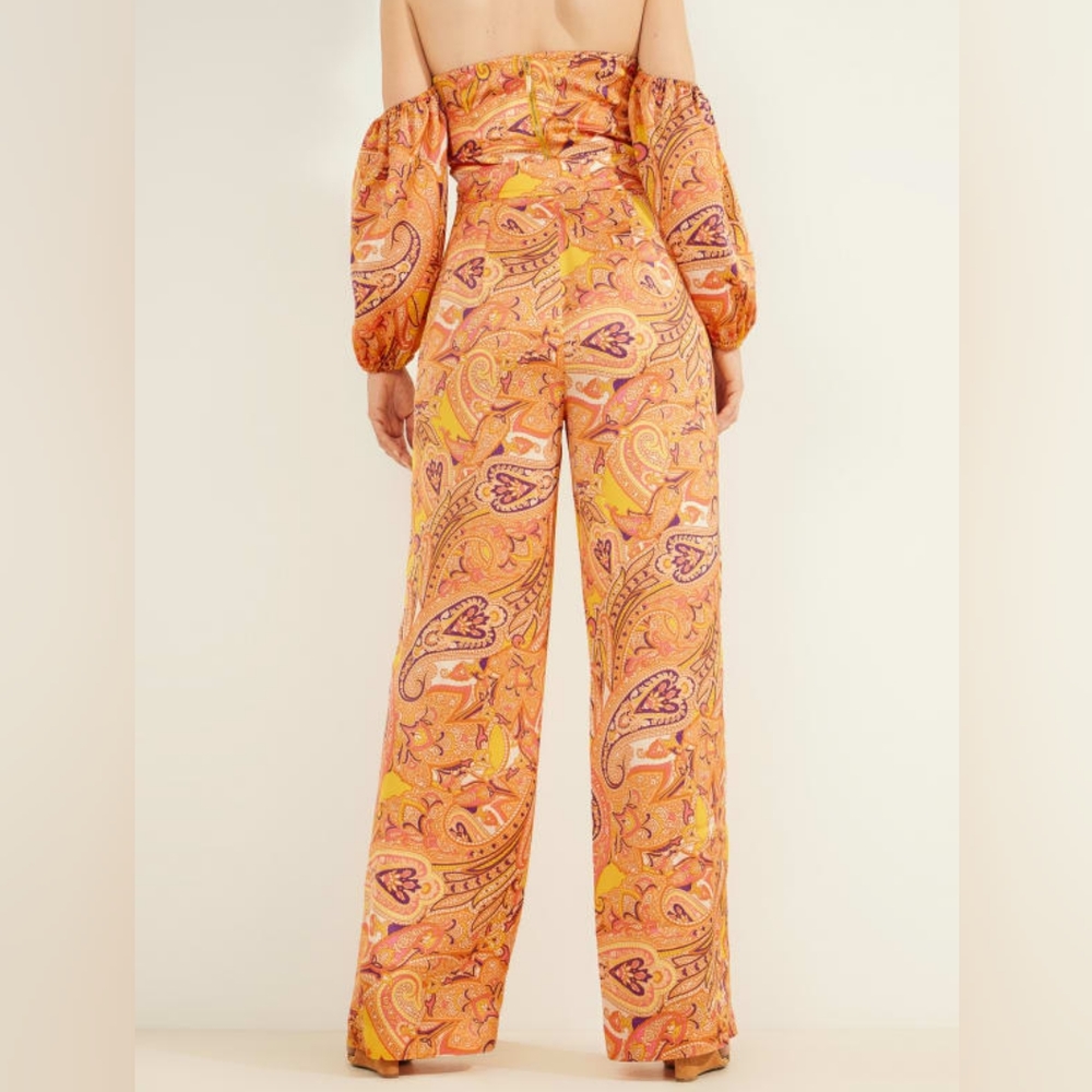 Marciano Silky Print Pants - Size S (4)